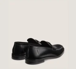 Stuart Weitzman MEN'S-CHANGE LOCATION Brushed Leather/Black