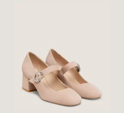 Stuart Weitzman Trending: Block Heels|The SW Exclusives Collection-CHANGE LOCATION Dolce Taupe
