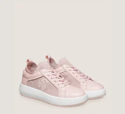 Stuart Weitzman The SW Exclusives Collection|Sneakers-CHANGE LOCATION Leather & knit fabric/Pink