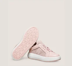 Stuart Weitzman The SW Exclusives Collection|Sneakers-CHANGE LOCATION Leather & knit fabric/Pink