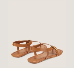 Stuart Weitzman Flat & Low Heel Sandals-CHANGE LOCATION Tan