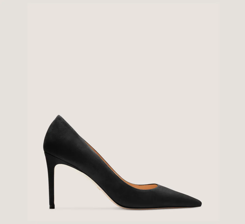 Stuart Weitzman The SW Icons Collection|The Work Essentials Edit-CHANGE LOCATION Suede/Black
