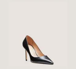Stuart Weitzman The SW Extended Sizes Collection|Pumps & Heels-CHANGE LOCATION Smooth Leather/Black