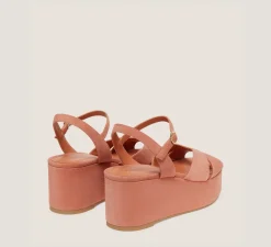 Stuart Weitzman Flat & Low Heel Sandals|Wedges & Espadrilles-CHANGE LOCATION Suede/Terracotta