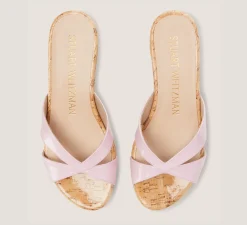 Stuart Weitzman Mid Heel Sandals|Wedges & Espadrilles-CHANGE LOCATION Patent leather/Blossom